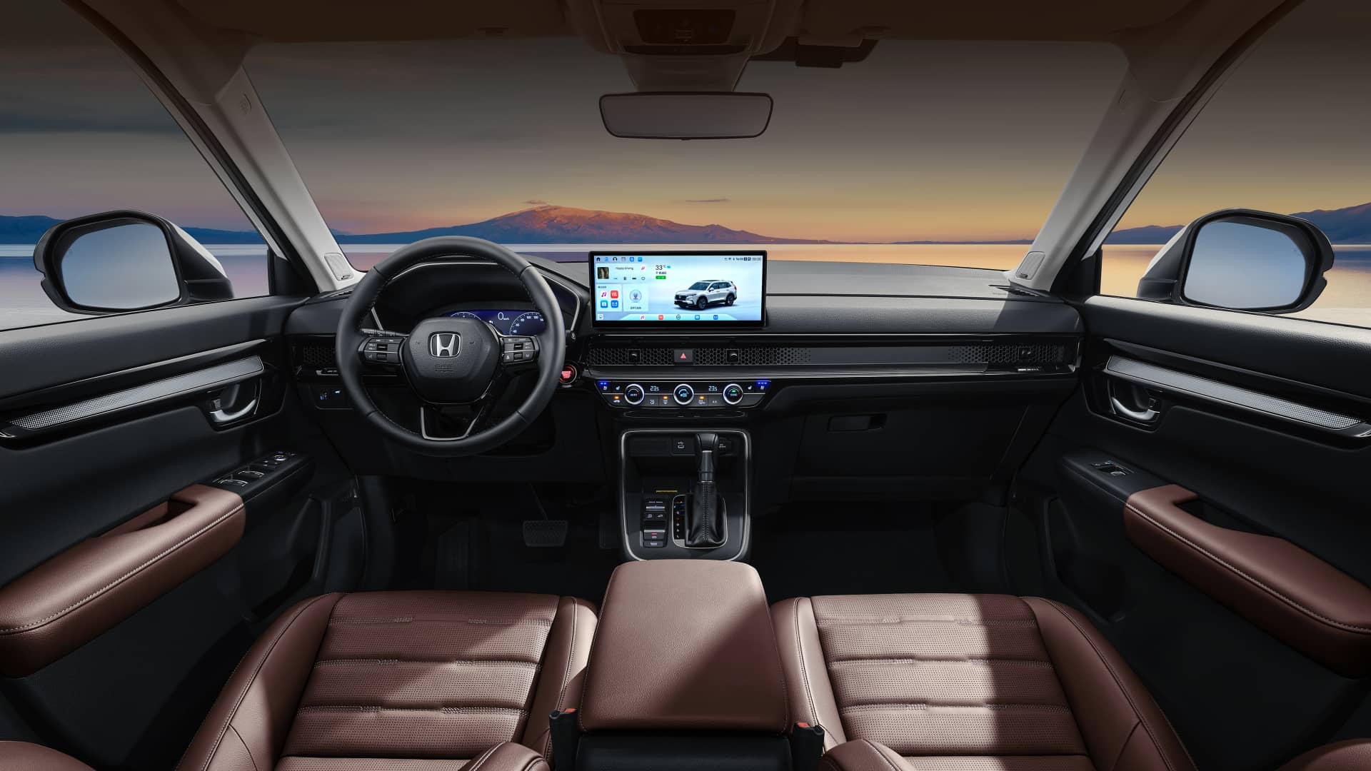 Салон Honda CR-V 2026 для китайского рынка
